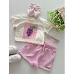 T-shirt Cropped Uva 