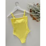 Body Laço Amarelo 