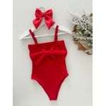 Body Laço Vermelho 