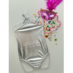 Body Metalizado Prata 