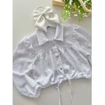 Camisa Cropped Beatriz Branca 