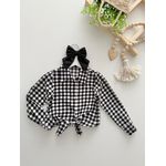 Camisa Xadrez Preta 