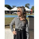 Camisa Xadrez Preta 