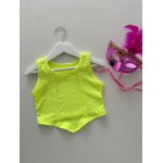 Cropped Luna Amarelo Neon