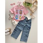 T-shirt Labubu Rosa