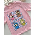 T-shirt Labubu Rosa