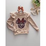 Blusa Minnie Nude 