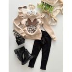 Blusa Minnie Nude 
