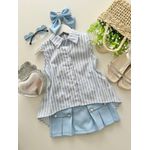 Camisa Yasmin Azul Listra 