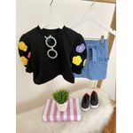 Blusa Daisy Preta 