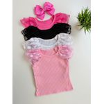 Blusa Milena Rosa Chiclete 