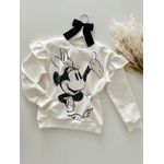 Moletom Minnie Off White 