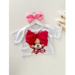 T-shirt Cropped Ursinho 