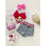 T-shirt Cropped Ursinho 