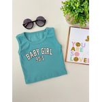 Cropped Baby Girl Azul 