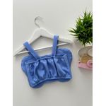 Cropped Butterfly Azul