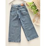 Calça Jeans Wide Leg Coração 