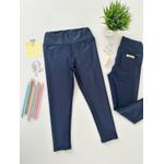 Kit Escolar Legging Preta e Azul Marinho 