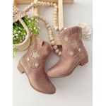 Bota Texana Estrela Bege 