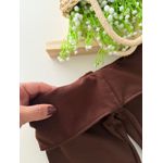 Calça Legging Juvenil Marrom