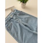 Calça Jeans Wide Leg Strass