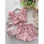 Conjunto Valentina Rosa