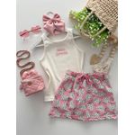 Conjunto Moranguinho Rosa