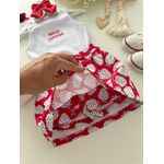 Conjunto Moranguinho Vermelho