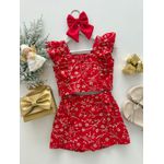 Conjunto Valentina Vermelho