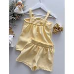 Conjunto Priscila Amarelo