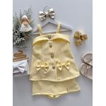 Conjunto Priscila Amarelo