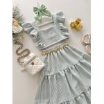 Conjunto Nina Listra Verde