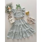 Conjunto Nina Listra Verde