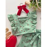 Conjunto Cerejinha Verde Oliva