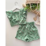 Conjunto Cerejinha Verde Oliva