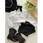 Short Jeans Preto 