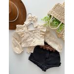 Short Jeans Preto 