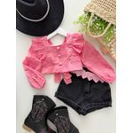 Short Jeans Preto 