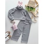 Conjunto Anita Cinza 