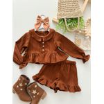 Conjunto Patricia Marrom 