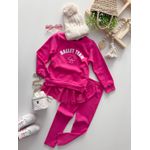 Conjunto Moletom Ballet Pink 