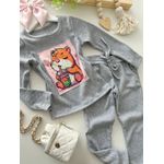 Conjunto Capivara Cinza 
