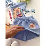 Conjunto Capivara Azul 