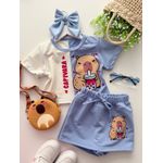 Conjunto Capivara Azul 