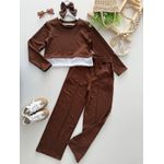 Conjunto Juvenil Marrom