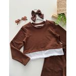 Conjunto Juvenil Marrom