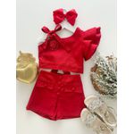 Conjunto Lari Vermelho 