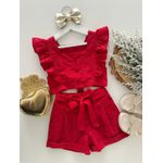 Conjunto Mariah Vermelho 