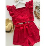 Conjunto Mariah Vermelho 