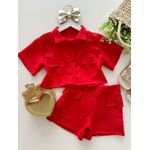 Conjunto Lilian Vermelho 